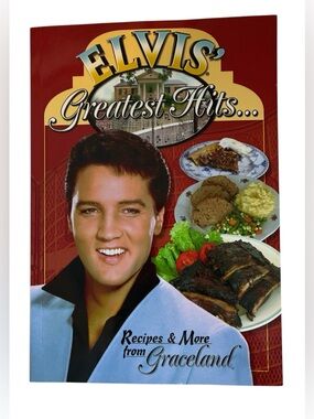 🎉2/$20 ELVIS PRESLEY COOK BOOK ELVIS’ GREATEST HITS RECIPES & MORE GRACELAND